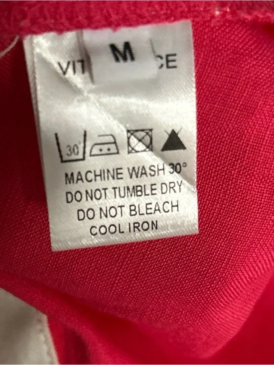 Red Sleeveless Crop Tank Top with White Trim - Women's - Picture 12 of 13